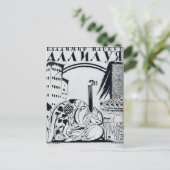 Heorhiy Narbut- Hoesje van het boek van Volodymyr  Briefkaart (Staand voorkant)