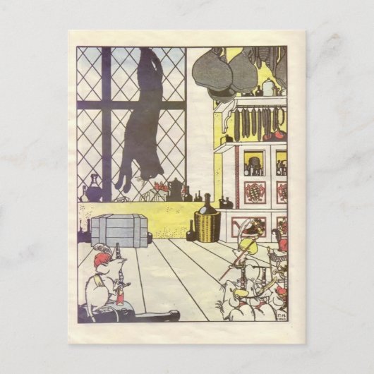 Heorhiy Narbut-How muizen begraven de kat Briefkaart (Voorkant)