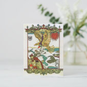 Heorhiy Narbut - Illustratie naar 'Wooden Eagle' Briefkaart (Staand voorkant)