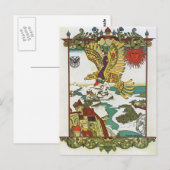 Heorhiy Narbut - Illustratie naar 'Wooden Eagle' Briefkaart (Voorkant / Achterkant)