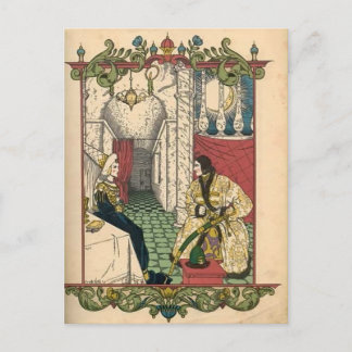 Heorhiy Narbut - Illustratie naar 'Wooden Eagle' Briefkaart
