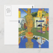 Heorhiy Narbut - Illustratie voor B. Dix "Speelgoe Briefkaart (Voorkant / Achterkant)