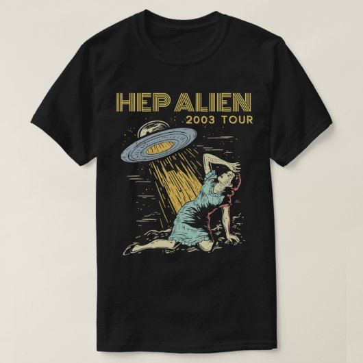 Hep Alien Band T-shirt - Pop Culture T-shirt T-Shi (Design voorkant)