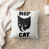 Hep Cat Fun Tuxedo Kat Fotoslogan Kunst