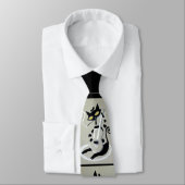 hep cat print stropdas (Gebonden)