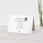 Hep Cats Retro Kerstmis - Gepersonaliseerd Feestdagen Kaart (Achterkant)