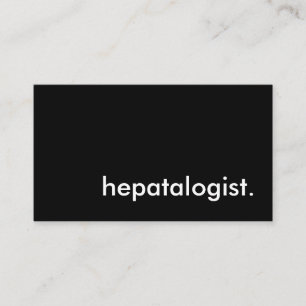 hepatalogist. visitekaartje