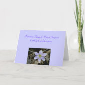 Hepatica Maid of Honor Request Kaart (Achterkant)