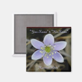 Hepatica Wedding Herdenking Magnet (Voorkant / Achterkant)