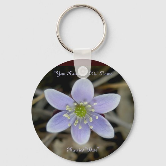 Hepatica Wedding Herdenking Sleutelhanger (Voorkant)