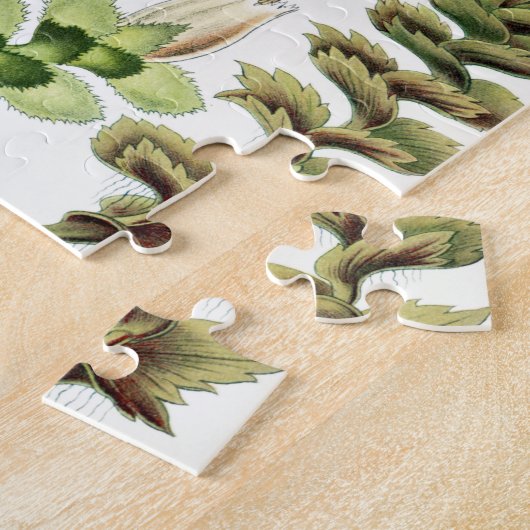 Hepaticae Lebermose door Ernst Haeckel Legpuzzel (Zijkant)