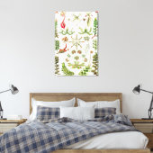 Hepaticae Levermossen door Ernst Haeckel Canvas Afdruk (Insitu (Slaapkamer))
