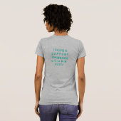 Hepatitis B (HBV) Jade Awareness Ribbon Shirt (Achterkant volledig)