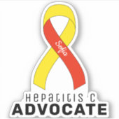 Hepatitis C Advocate Vinyl Sticker (Voorkant)