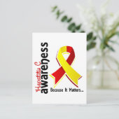 Hepatitis C Bewustheid 5 Briefkaart (Staand voorkant)