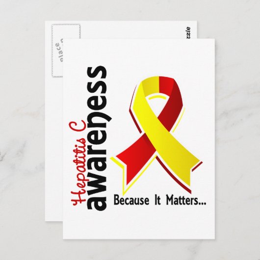 Hepatitis C Bewustheid 5 Briefkaart (Voorkant / Achterkant)