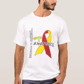 Hepatitis C Bewustheid T-shirt (Voorkant)