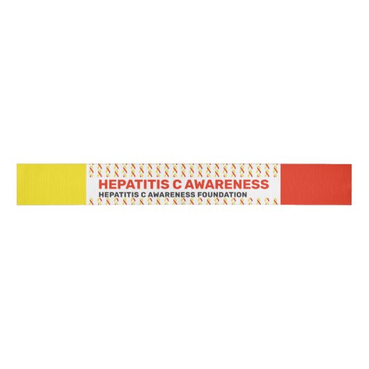 Hepatitis C Bewustzijnspatroon Lint (Voorkant)