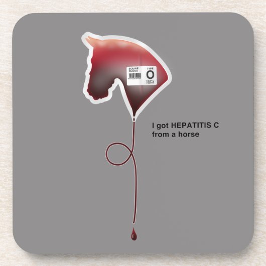 Hepatitis C Bier Onderzetter (Voorkant)