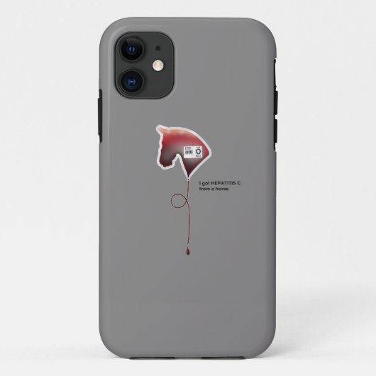 Hepatitis C Case-Mate iPhone Case (Achterkant)