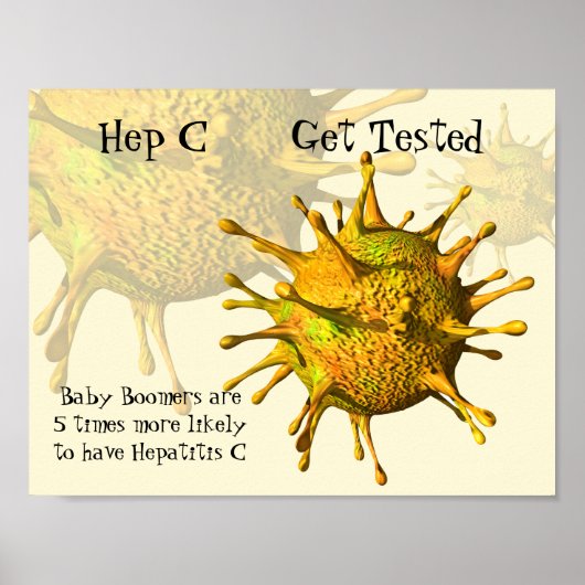 Hepatitis C — getest Poster (Voorkant)