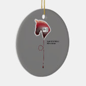 Hepatitis C Keramisch Ornament (Rechts)