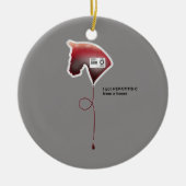 Hepatitis C Keramisch Ornament (Voorkant)