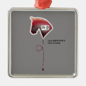 Hepatitis C Metalen Ornament (Voorkant)