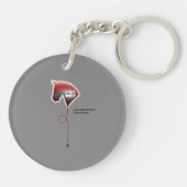 Hepatitis C Sleutelhanger (Achterkant)