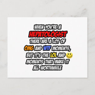 Hepatoloog.. OMG WTF LOL Briefkaart
