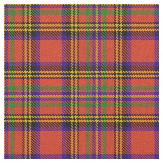 Hepburn Clan Tartan Stof (Close Up)