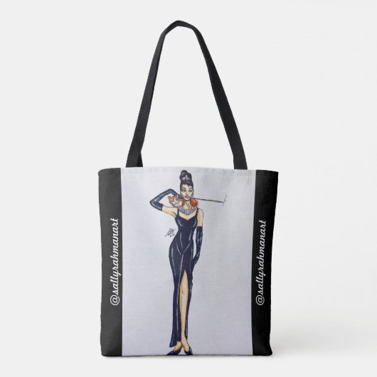 Hepburn op het Tas van Tiffany (Achterkant)