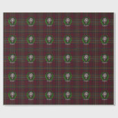 Hepburn Schotse Clan Tartan & Crest Cadeaupapier (Vlak)