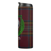 Hepburn Schotse Clan Tartan & Wapen Thermosbeker (Geroteerd rechts)