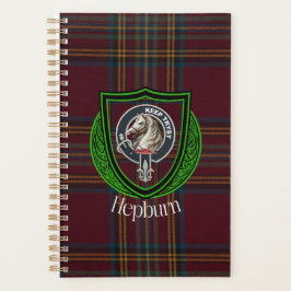 Hepburn Scottish Clan Tartan & Crest Planner