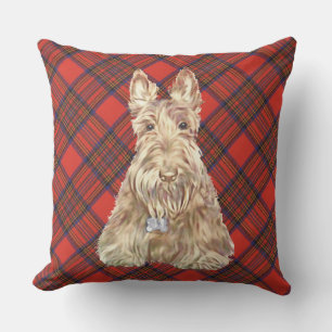 Hepburn Tartan Scottie Kussen