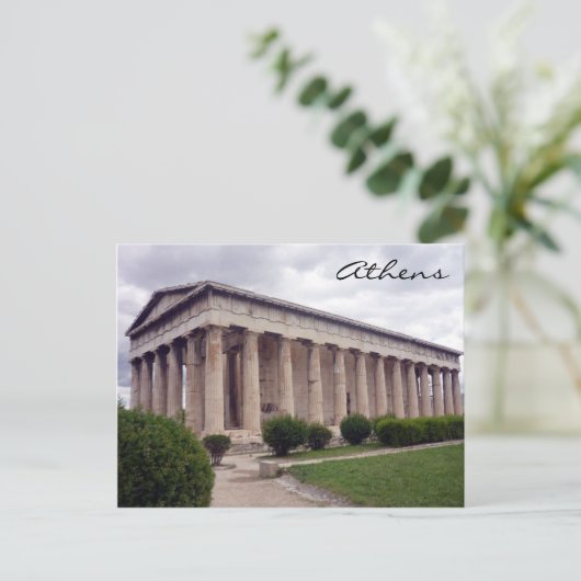 hephaesttempel briefkaart (Staand voorkant)