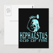 Hephaestus Briefkaart (Voorkant / Achterkant)