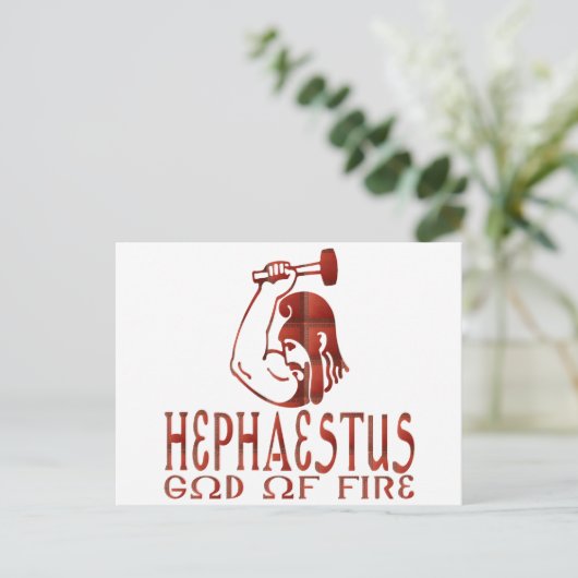 Hephaestus Briefkaart (Staand voorkant)