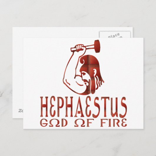 Hephaestus Briefkaart (Voorkant / Achterkant)