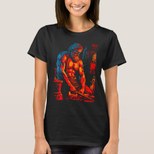 Hephaestus Griekse Mythologie God van Vuur 1 T-shirt