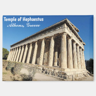 Hephaestus tempel Athene Griekenland Souvenirmagne Magneet