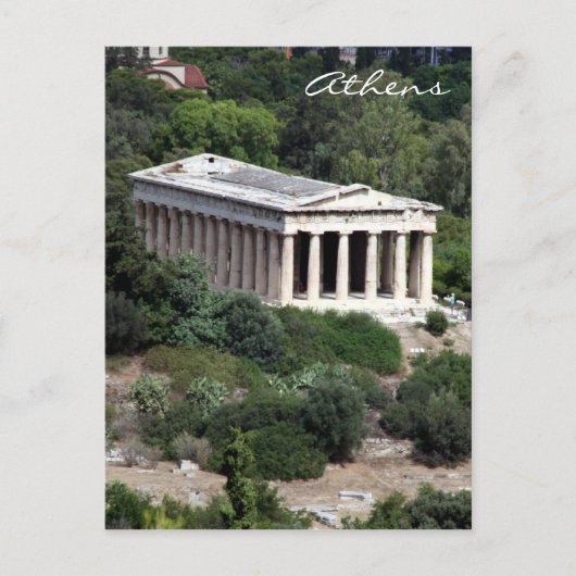 hephaestus view athene briefkaart (Voorkant)