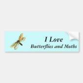 Hepialus humuli vrouw - Ghost Moth of Ghost Swift Bumpersticker (Voorkant)