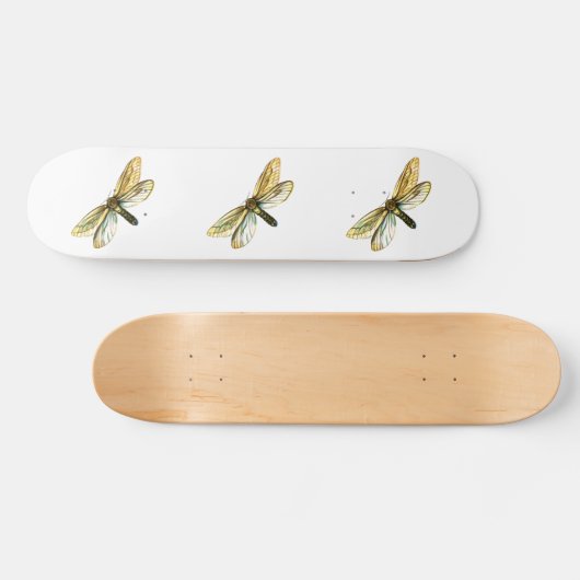 Hepialus humuli vrouw - Ghost Moth of Ghost Swift Persoonlijk Skateboard (Horizontaal)