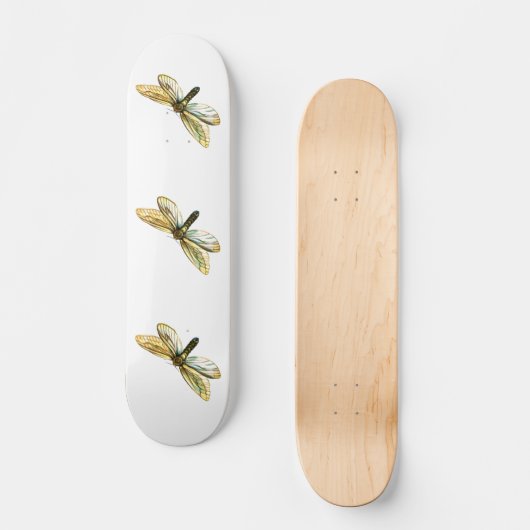 Hepialus humuli vrouw - Ghost Moth of Ghost Swift Persoonlijk Skateboard (Voorkant)