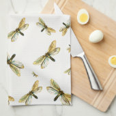 Hepialus humuli vrouw - Ghost Moth of Ghost Swift Theedoek (Quarter Fold)