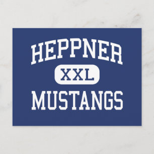 Heppner - Mustangs - High School - Heppner Oregon Briefkaart