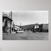 Heppner, Oregon Main Street Uitzicht Foto Poster (Voorkant)