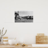 Heppner, Oregon Main Street Uitzicht Foto Poster (Keuken)